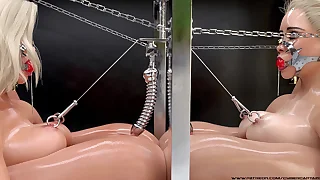 Blonde Thieves Punishment - 3D BDSM Servitude Fetish